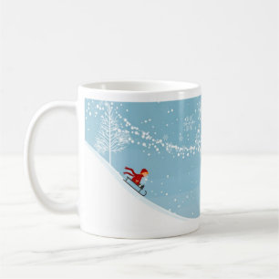 Caneca De Café Lança Diversão do Wintertime Mug