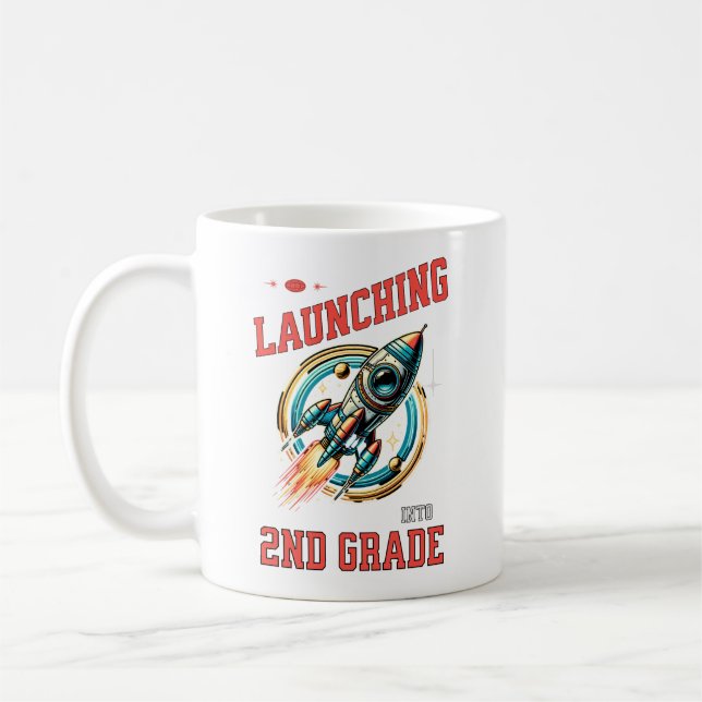 Caneca De Café Lançando na 2ª Série - Volta às Aulas  (Esquerda)