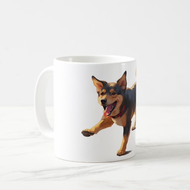 Caneca De Café Lancashire Heeler (Frente Esquerda)