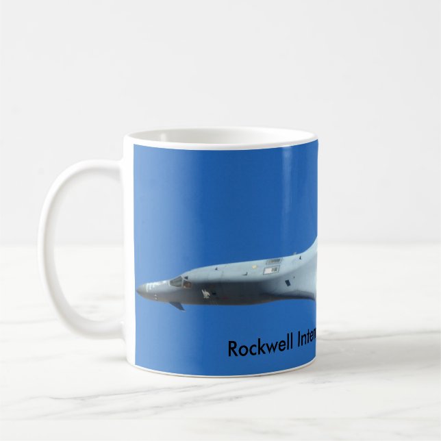 Caneca De Café Lanceiro de Rockwell International B-1B (Esquerda)