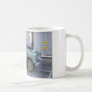 Caneca De Café Land Rover verde