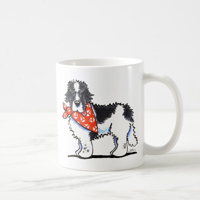 Caneca De Café Landeer Newfie Sailor (Direita)