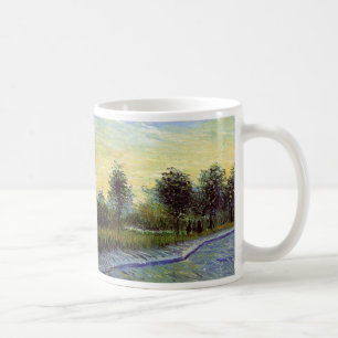Caneca De Café Lane no Parque Voyer d'Argenson por Vincent van Go