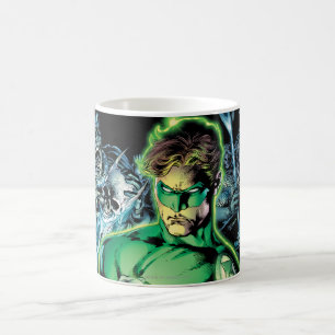 Caneca De Café Lanterna verde cercada - cor