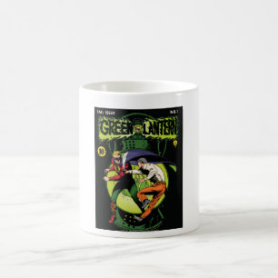 Caneca De Café Lanterna Verde com capa em combate