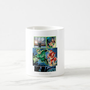 Caneca De Café Lanterna verde e o painel instantâneo
