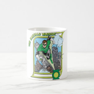 Caneca De Café Lanterna verde - guerreiro esmeralda