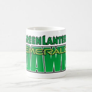 Caneca De Café Lanterna Verde - Logotipo do Emerald Dawn