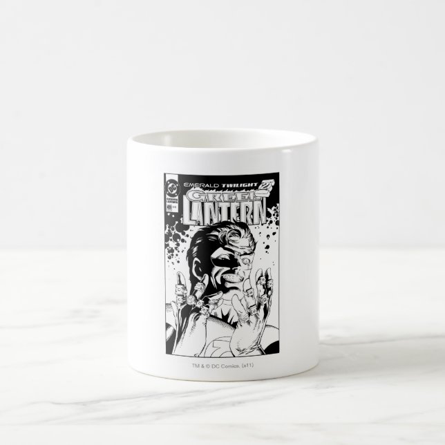 Caneca De Café Lanterna Verde - Muitos Anéis, Preto e Branco (Centro)