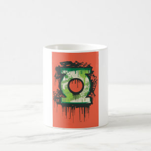 Caneca De Café Lanterna verde - símbolo torcido da inocência