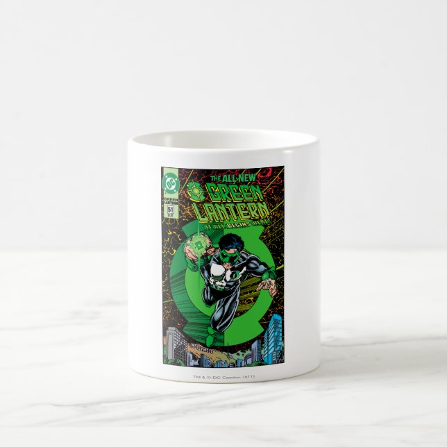 Caneca De Café Lanterna Verde - Tudo começa aqui (Centro)