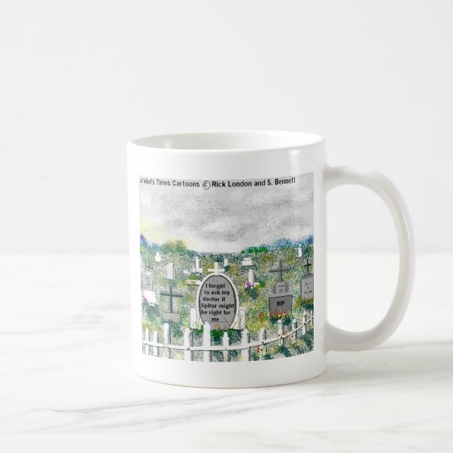 Caneca De Café Lápides Estranhas Presentes e Colecionáveis de Des (Direita)