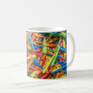 Caneca De Café Lápis De Cera Arte 1 Mug