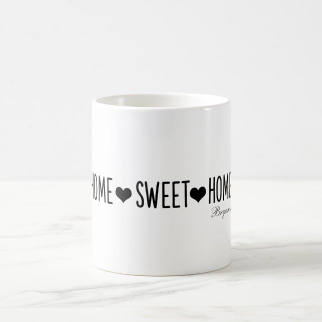 Caneca De Café Lar Doce Lar Personalizado (Centro)