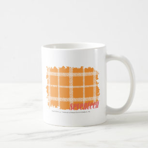 Caneca De Café Laranja 3 da xadrez