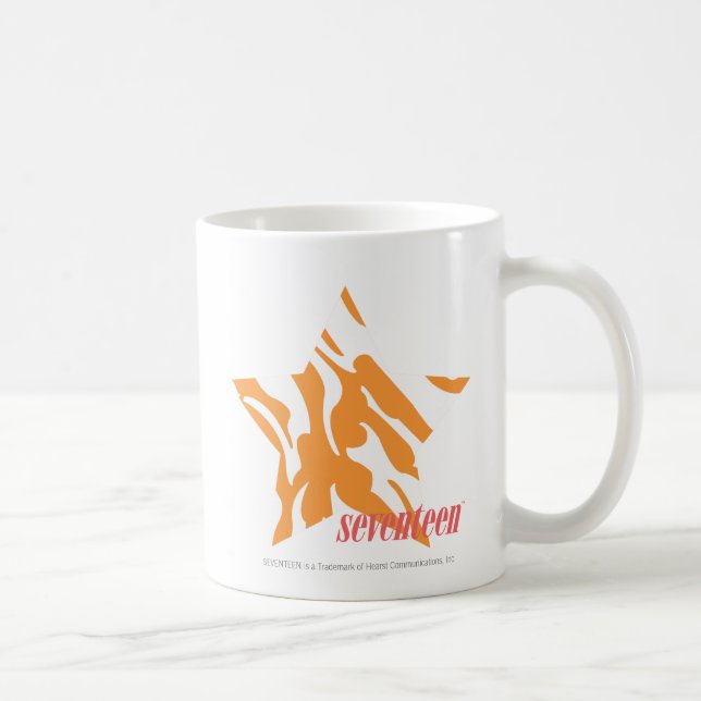 Caneca De Café Laranja 3 da zebra (Direita)
