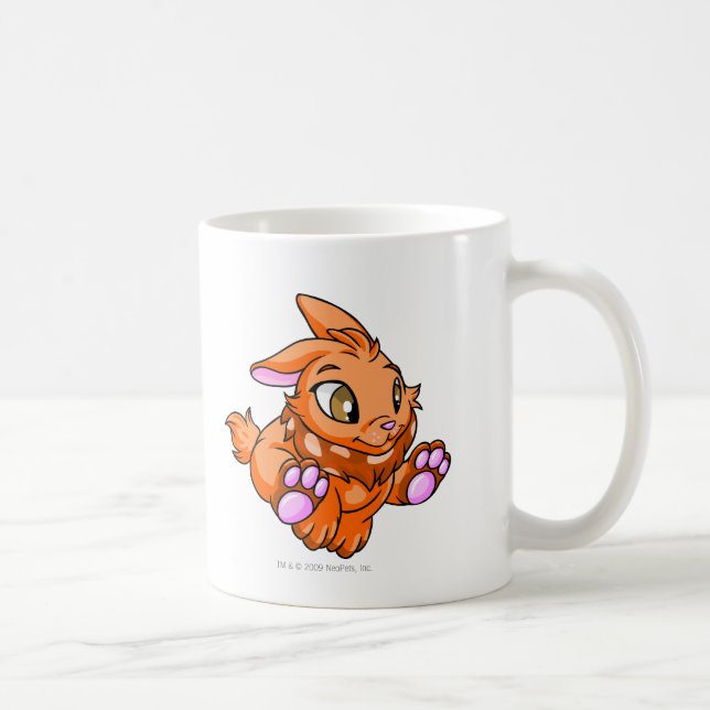 Caneca De Café Laranja de Cybunny (Direita)