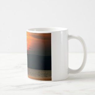 Caneca De Café Laranja Gordo Sunset Em Neusiedlersee