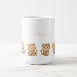 Caneca De Café Laranja Malhado Personalizado