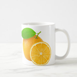 Caneca De Café Laranjas