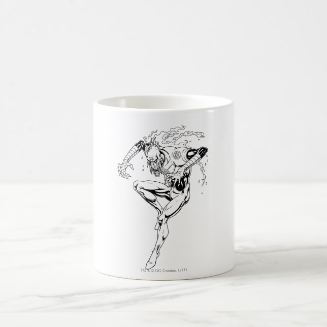 Caneca De Café Larfleeze - Agente Laranja 3 (Centro)