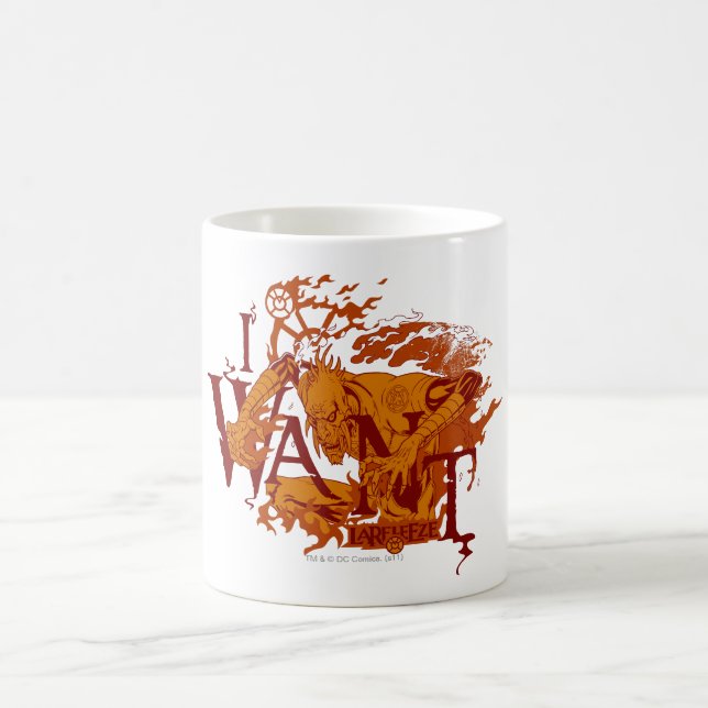 Caneca De Café Larfleeze - Agente Orange 12 (Centro)