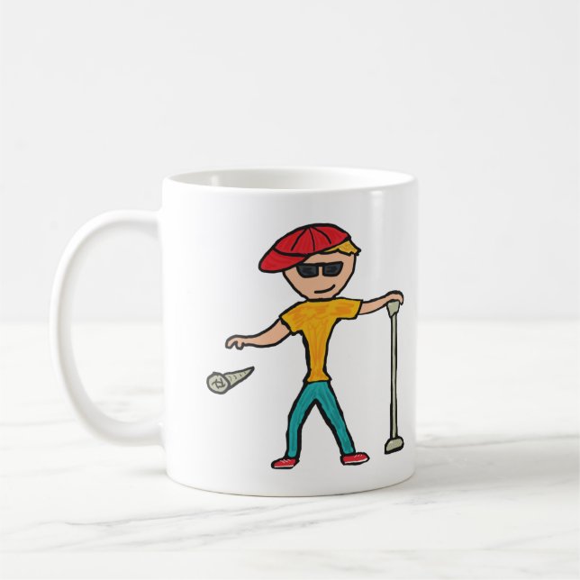 Caneca De Café Largar O Microfone (Esquerda)