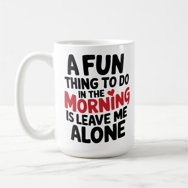 Caneca De Café Large Mug - Leave me Alone (Esquerda)