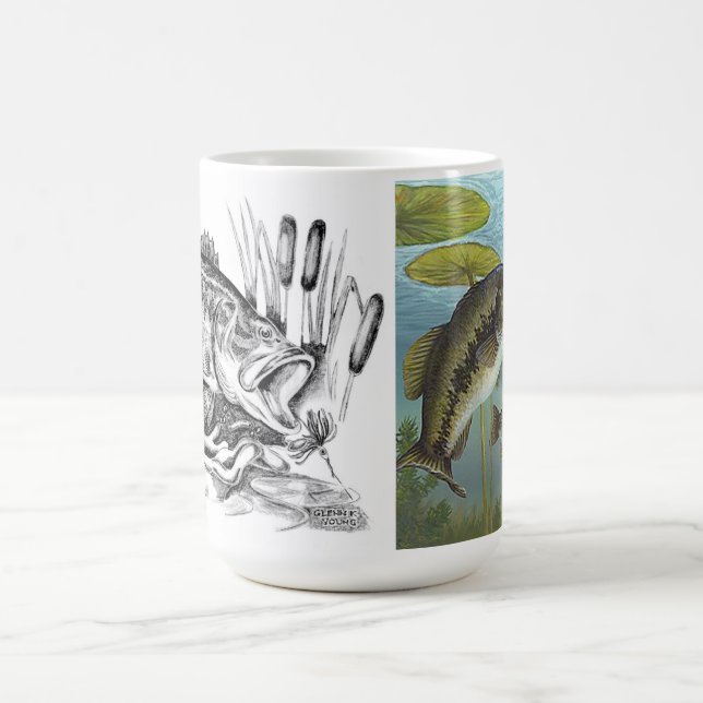 Caneca De Café Largemouth Bass (Centro)