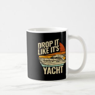 Caneca De Café Largue Como Se Fosse Iate Design Divertido De Vela