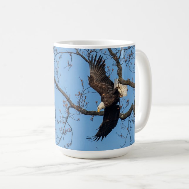 Caneca De Café Largura da Águia Balda (Frente Esquerda)