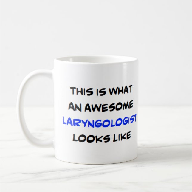Caneca De Café laringologista, incrível (Esquerda)