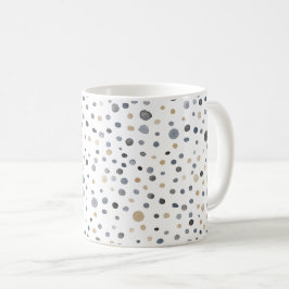Caneca De Café Lars Confetti Watercolor Dots Classic Mug