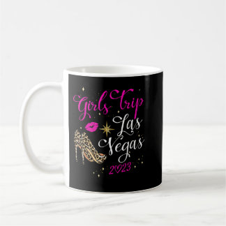 Caneca De Café Las Vegas Girls Trip 2023 Shirts Para Mulheres Bir