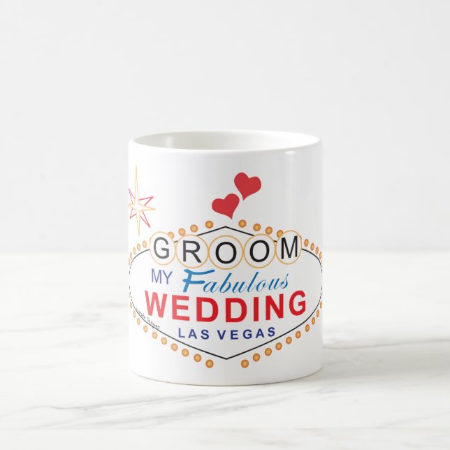 Caneca De Café Las Vegas Groom Mug (Centro)