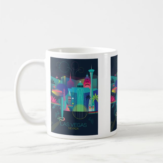 Caneca De Café Las Vegas Mug (Esquerda)