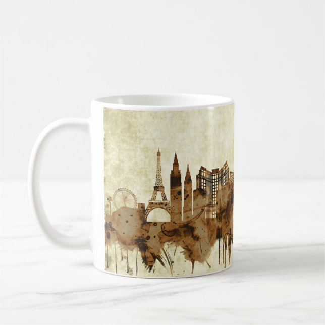 Caneca De Café Las Vegas Nevada Cityscape (Esquerda)