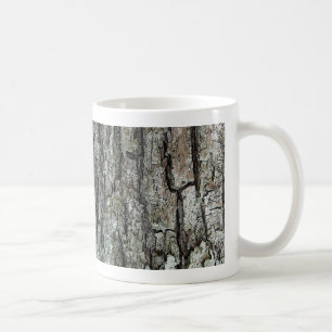 Caneca De Café Latido velho do pinho da natureza