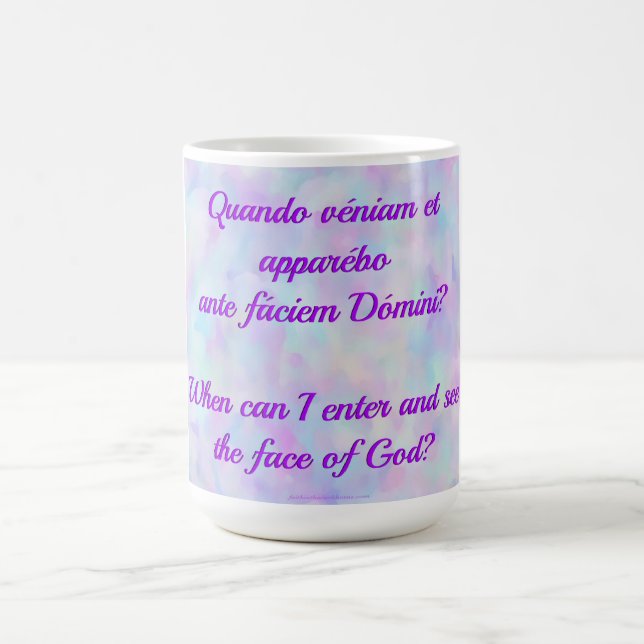 Caneca De Café Latim Quando Posso Entrar (Centro)