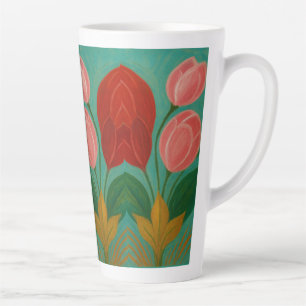 Caneca de café latte