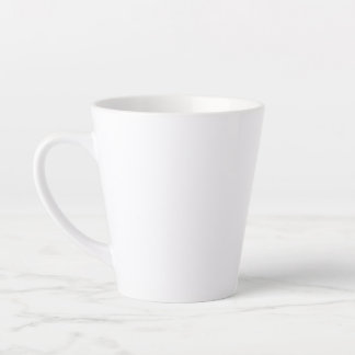 Caneca De Café Latte 12 Oz - Lata Branca