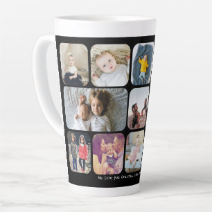Caneca De Café Latte 13 fotos e texto personalizados
