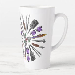 Caneca De Café Latte 2021 - Recolha de Design de camiseta Latte Mug