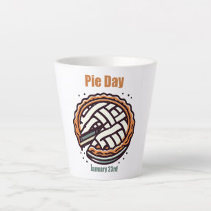 Caneca De Café Latte 23 de janeiro - Dia da empada