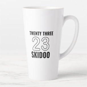 Caneca De Café Latte 23 skidoo