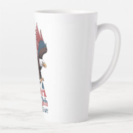 Caneca De Café Latte 250º Aniversário dos EUA