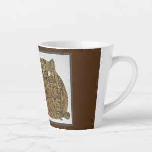 Caneca De Café Latte 2 Gatos Gordos #1