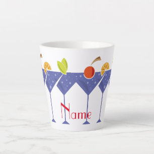 Caneca De Café Latte 3 Cocktails Martini Thunder_Cove