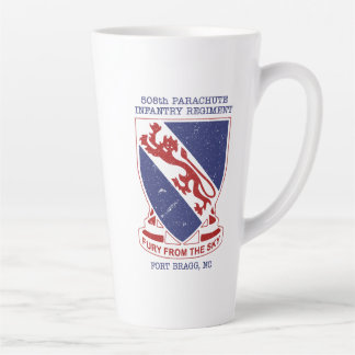 Caneca De Café Latte 508th PARACHUTE INFANTRY REGIMENT