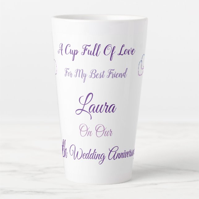 Caneca De Café Latte 5 personalizado - design de latte mug (Frente)